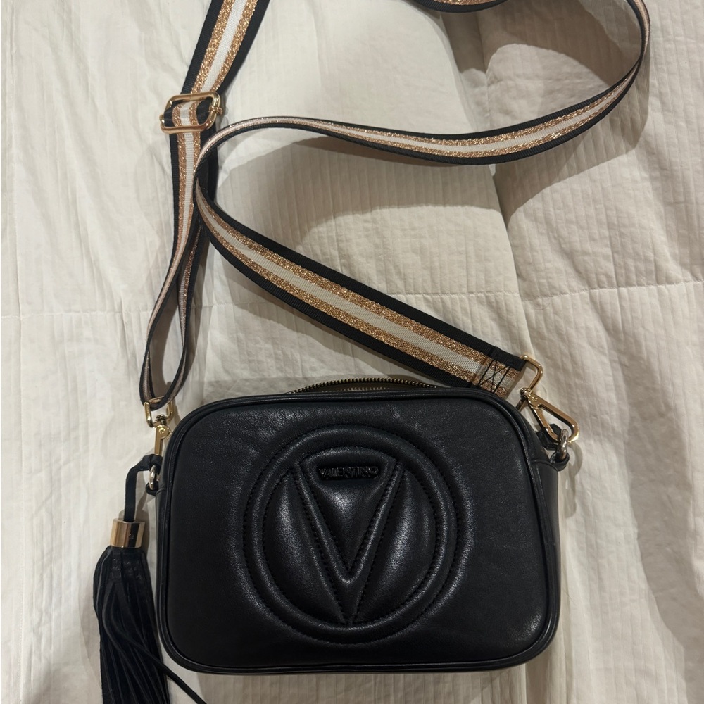Mario Valentino Black Crossbody Bag